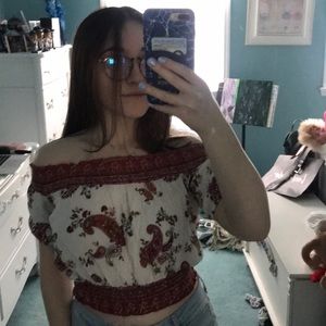 Bohemian Off the Shoulder Top